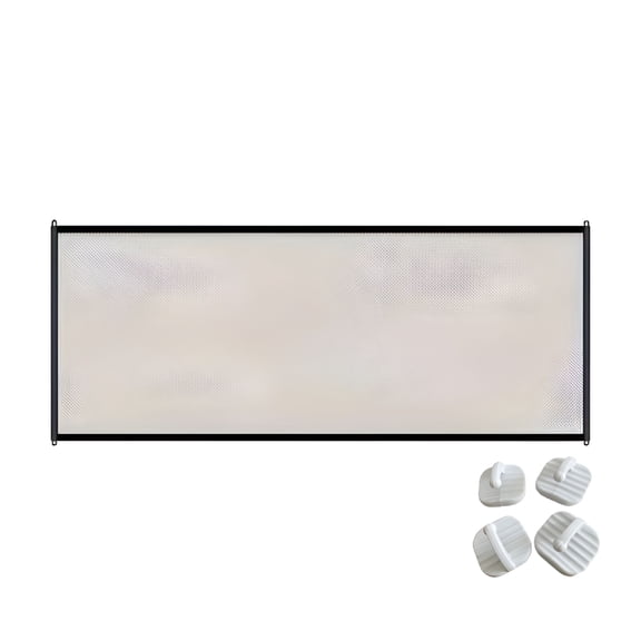 LAMIRO Mesh Gates for Kids or Pets,Magic Pet Gate for the House,Portable Baby Puppy Safety Fence Guard for Stairs and Doorways,Easy Install Anywhere