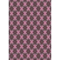 thumbnail image 1 of Ahgly Company Indoor Rectangle Patterned Pink Novelty Area Rugs, 6' x 9', 1 of 6
