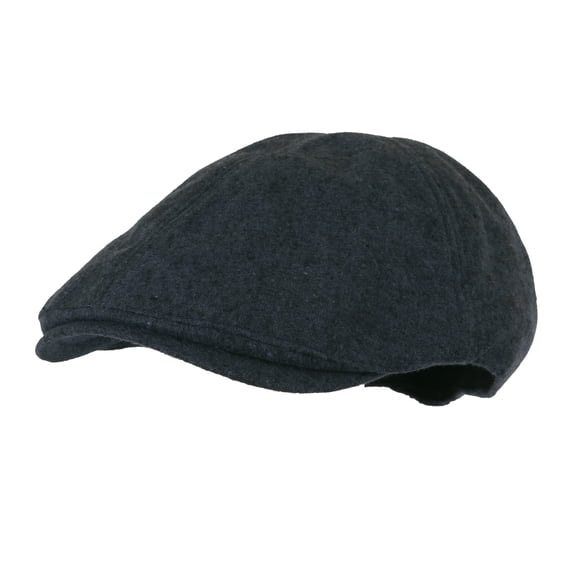 WITHMOONS Melange Cotton Newsboy Hat Flat Cap SL3027 (Navy)