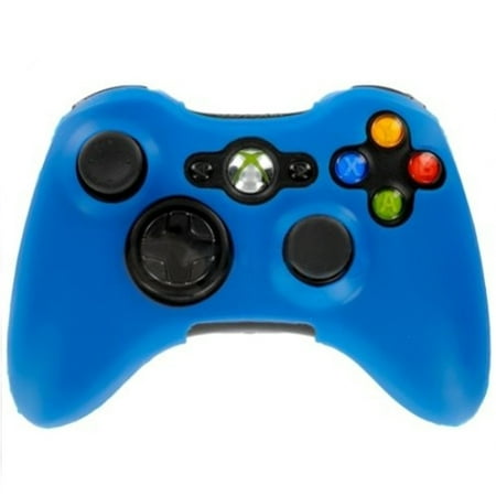 - HDE Xbox 360 Silicone Wireless Controller Skin Protective Rubber Case Cover for Microsoft Xbox 360 Game Pad (Blue)