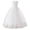 White, variant on 5-16Y Girls Spaghetti Strap Tulle Dress Sleeveless Long A Line Wedding Pageant Dresses Princess Wedding Ball Gown Pink