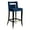 Blue, variant on Hart Black Velvet Counter Stool