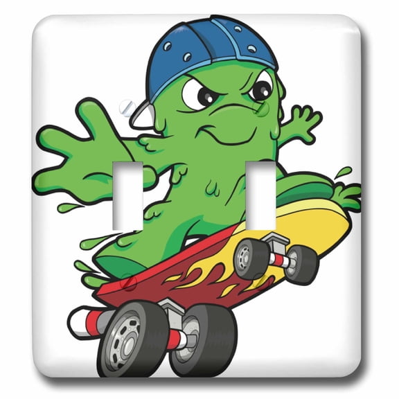Silly Boogie Monster on a Skateboard double toggle switch lsp-102277-2
