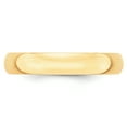 thumbnail image 2 of 14K Yellow Gold 4mm Light Weight Half Round Band Ring Size 6, 2 of 7