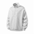 thumbnail image 4 of VgaVtl Sweatshirts for Men Half Zipper Long Sleeve Fall Winter Clothes for Men Pullover Regular Golf Casual Mock Neck Solid, 4 of 9