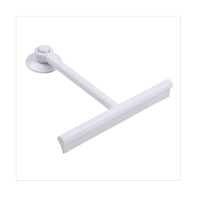 Shower Squeegee Glass Clean Scraper Washing Wiper Hanger Floor Window Cleaning Water Wall Hanging with Handle, B