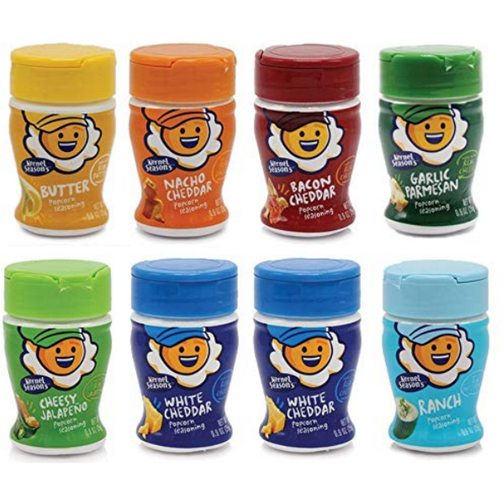 Kernel Season's Savory Mini Popcorn Seasoning, Variety Pack, 8 Count