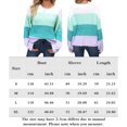 thumbnail image 2 of Suéter Suéter de bloque de color para mujer Ropa de invierno de punto elegante Outwear (Púrpura L) Cgtredaw Púrpura T L para Mujer, 2 of 9