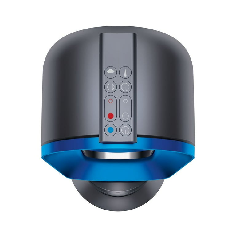 Dyson AM09 Hot + Cool Fan Heater, Iron/Blue