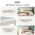thumbnail image 6 of Mr. Kate Daphne Upholstered Bed with Vertical Channel Tufted Headboard, Full, Ivory Velvet, 6 of 26