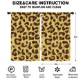 thumbnail image 2 of Blackout Kids Curtains,Yellow and Brown Of Leopard Print Childrens Insulated Curtains Set Of 2,Bedroom Essentials,Toddler Room Decor 52"x84", 2 of 5