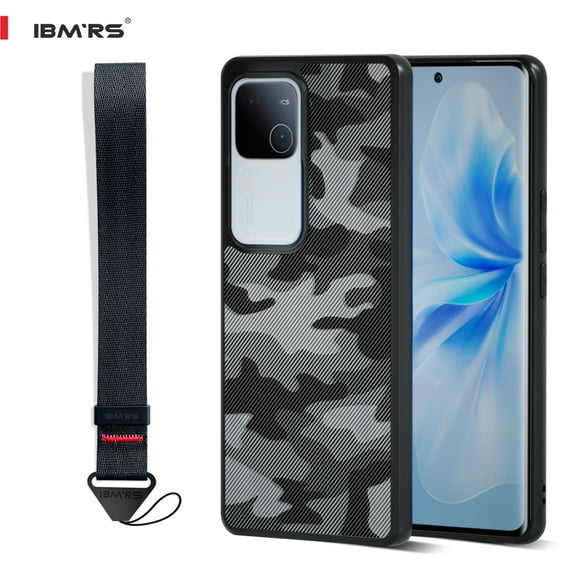 IBMRS For vivo s18/s18 pro Case, Slim Shockproof Phone Cover (Camo Black)