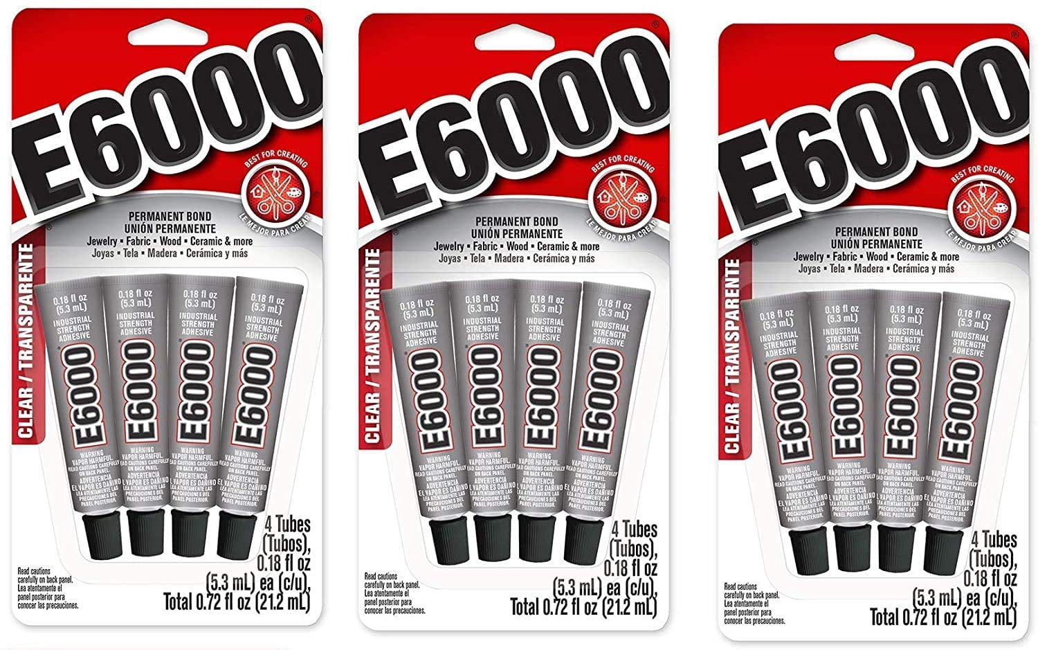 E6000 5510310 Craft Adhesive Mini (5 Pack of 4)