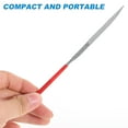 thumbnail image 3 of PTOOTP Compact Multi-Functional Needle File Set Red Steel for Home 1Set, 3 of 8