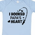 thumbnail image 4 of Inktastic I Hooked Papa's Heart with Fishing Rod Boys or Girls Baby Bodysuit, 4 of 5