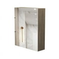 thumbnail image 2 of Baobao 20 in x 24 in Wall Mount PVC Cabinet with Frameless Mirror Door, 2 of 6