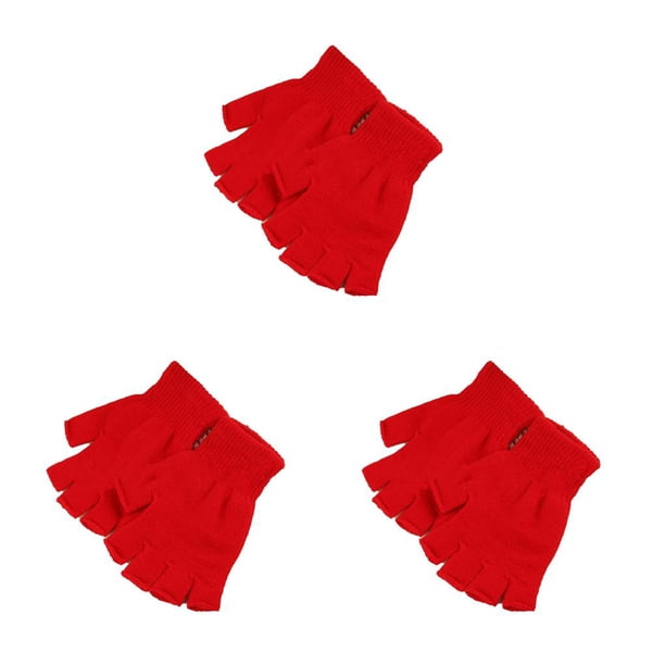 Matsuzay 1 par de guantes sin dedos para mujeres, protector de manos, dispositivos deportivos, actividades al aire libre, regalos para hombres, Type1 NO1