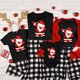 thumbnail image 1 of Camisetas con estampado de Papá Noel para Navidad, ropa a juego para la familia, para madre, padre e hijos, mameluco para bebé, atuendo de fiesta, camisetas de aspecto familiar, 1 of 5