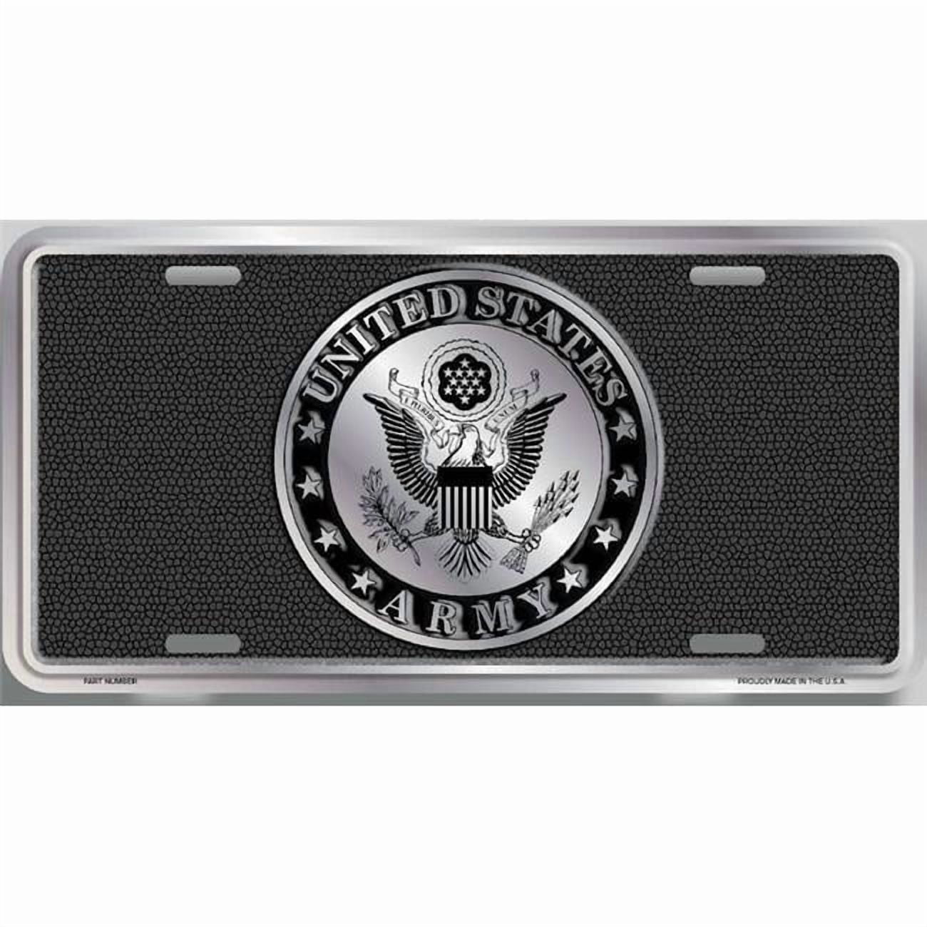 212 Main LN11 6 x 12 in. Navy Seal Trident Metal License Plate