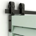 thumbnail image 4 of 3/3.3Foot Double Fold Sliding Barn Door Guide Kit, Suitable For Double Doors, Heavy-Duty Barn Door Hardware Kit ,Easy Install, 4 of 6