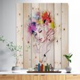 thumbnail image 2 of Design Art - Girl with Flowers Wreath, 2 of 5