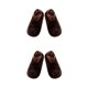 thumbnail image 3 of Qarigey Calcetines de invierno para el suelo, calcetines tobilleros con estampado de leopardo antideslizantes, zapatillas de lana cálidas para Café Mujer 2Conjunto, 3 of 6