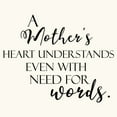 thumbnail image 2 of Villa, Mlli 26x26 White Modern Wood Framed Museum Art Print Titled - Mother Words, 2 of 4