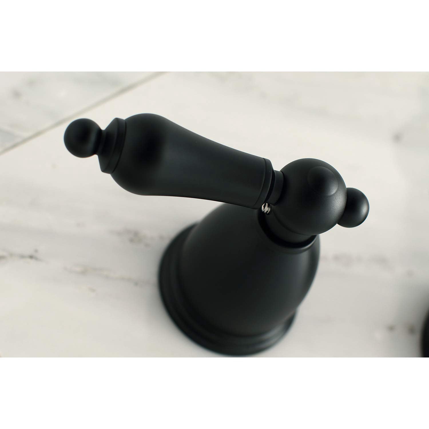 Kingston Brass Heritage Roman Tub Faucets With Matte Black Finish KS1020AL