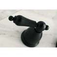 thumbnail image 2 of Kingston Brass Heritage Roman Tub Faucets With Matte Black Finish KS1020AL, 2 of 6