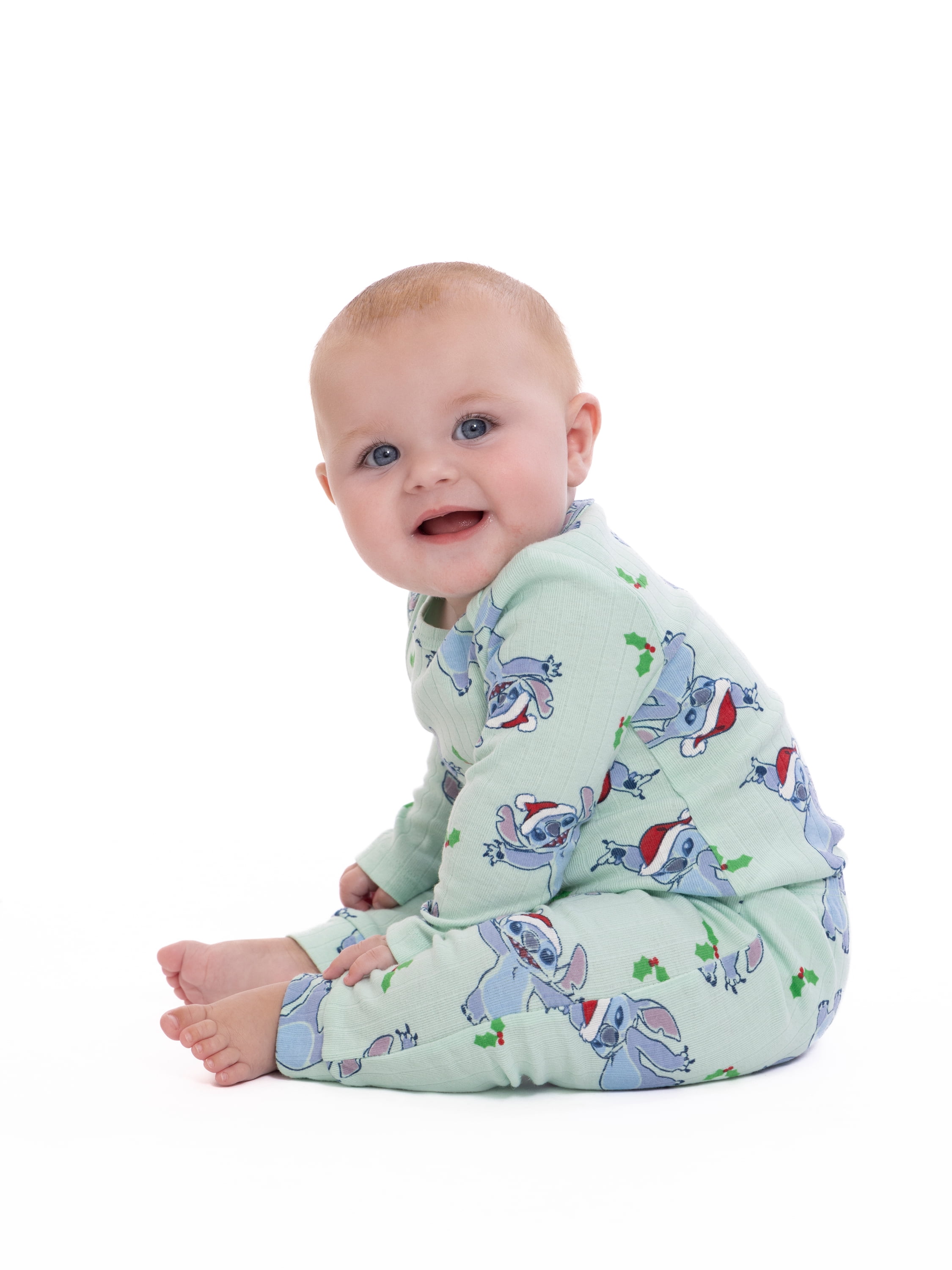 Stitch Baby Boys Christmas Graphic Bodysuit and Jogger Pants Set, 2-Piece, Sizes 0M-12M