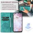 thumbnail image 7 of For Samsung Galaxy S25+(5G) 6.7" Totem Embossed Strong Magnetic Attachment/Closure, Card Slots/Pocket, PU Leather Flip Wallet Case,Green,For Galaxy S25+(5G), 7 of 7