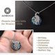 thumbnail image 3 of Collar con Colgante de fénix Yashi de plata de ley azul, 3 of 3