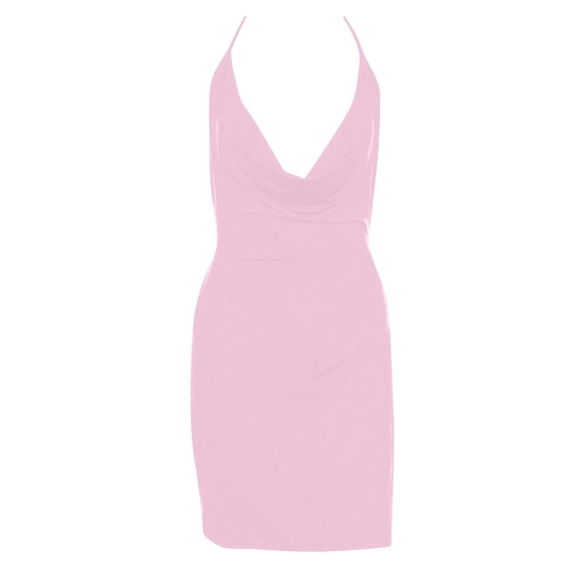 Vestido Corto de Manga Larga para las Mujeres Vestido de Cuello en V de Estilo Impreso, Poliéster Toda la Temporada