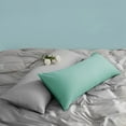 thumbnail image 5 of [Pillowcase]-2 Pack Ultra Soft Microfiber Body Pillowcases, Breathable and Easy Care Long Pillow Covers, 20" x 54", Sea Green, 5 of 5