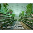 thumbnail image 7 of Jocisland 20x10x7.5 ft Heavy Duty Galvanized Steel Frame Greenhouse kit, Reinforced PE Cover & Film Clips, Green, 7 of 7