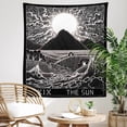 thumbnail image 2 of Tapiz Sun Mountain en microtela blanco y negro de 150 x 100 cm, 2 of 3
