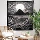 thumbnail image 2 of Tapiz Sun Mountain en microtela blanco y negro de 150 x 100 cm, 2 of 3