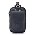 thumbnail image 3 of Pack de cuero Bolso de cinturón de cuero vintage para hombre, bolso de viaje para teléfono celular, BULL CAPTAIN Pack de cuero, 3 of 7