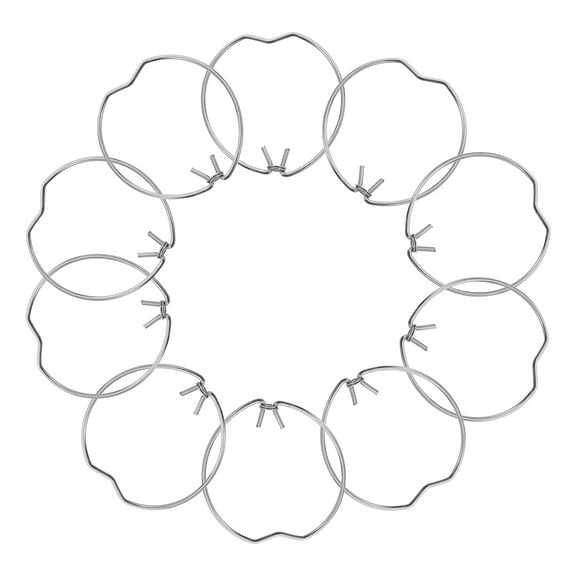 20pcs Heavy-Duty Spring Clips For Recessed Led Ceiling Lights Retaining Spring Rings Clasp Heart Bulb Holders Most Lamps Fittings Shape 1