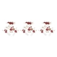 thumbnail image 3 of Minnieouse 4 piezas de peinetas de flores para boda, conjunto de tocados de decoración, tocado elegante elegante para niñas, hermoso tocado de Type1 NO1, 3 of 6