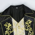 thumbnail image 4 of Men's Steampunk Jacket Vintage Tailcoat Gothic Jackets Renaissance Victorian Frock Coat Halloween Costume Cosplay, 4 of 8