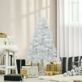 thumbnail image 2 of HOMCOM 4FT Artificial Christmas Tree with 202 Realistic Branches, White, 2 of 10