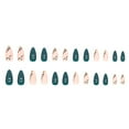 thumbnail image 1 of Uñas de pie cortas y cuadradas, brillantes, uñas postizas cortas y cuadradas, uñas de cobertura total, puntas de uñas de colores, 1 ml, 1 of 7