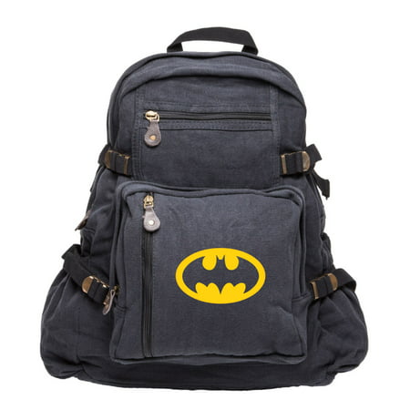 Batman Bat Symbol Logo Adults & Kids Backpack School Hiking Laptop Bag