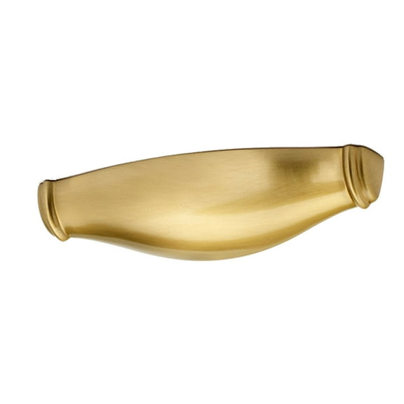 Alno A626-4 Charlie's 4" Center To Center Contemporary Solid Brass Cabinet Cup Pull /