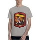 thumbnail image 5 of Hazbin Hotel Camiseta hombre Graphic Text Pool 3D Printing Street Casual Manga Corta Ropa Impresa Básica Light Gray/2XL, 5 of 6
