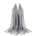 thumbnail image 2 of Shawls and Wraps for Evening Dresses Scarfs for Women Pashmina Wedding Formal Shawl grey, 2 of 8