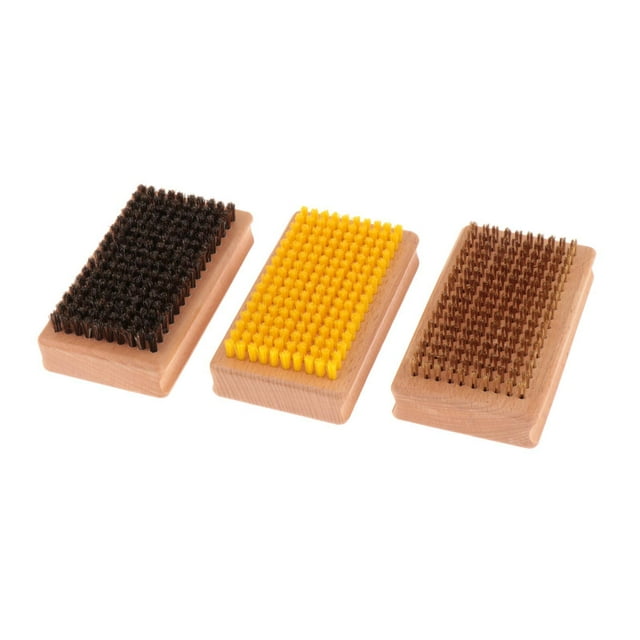 koolsoo Ensemble de 3 Brosses à Cire pour Planche à Neige Brosses de Polissage Ski Essentiel Léger