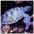 thumbnail image 1 of Picture-Tiles.com: Turtle Ceramic Tile Wall Mural WAL501077-66XL. 72"W x 72"H using (36) 12" x 12" Ceramic Tiles-Satin Finish, 1 of 3