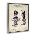 thumbnail image 2 of Stupell Industries Traditional Mouse Character Figure Diagram Gray Floating Frame Canvas Art, 25 x 31, by Karl Hronek, 2 of 7